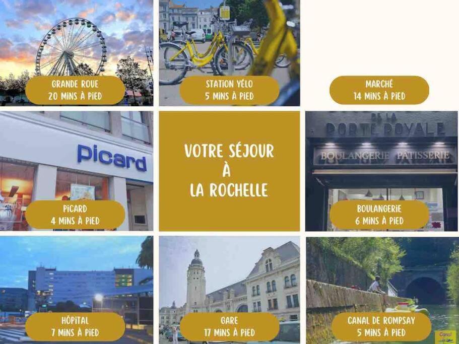 Le P Tit Retais Proche Marche Central Et Gare Sncf- Wifi Haut Debit - ラ・ロシェル エクステリア 写真